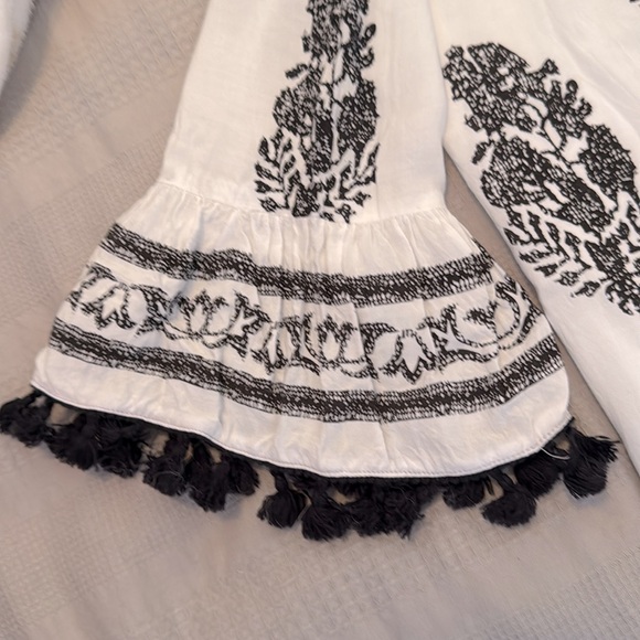 Entro dress white and black print size M - Picture 7 of 8